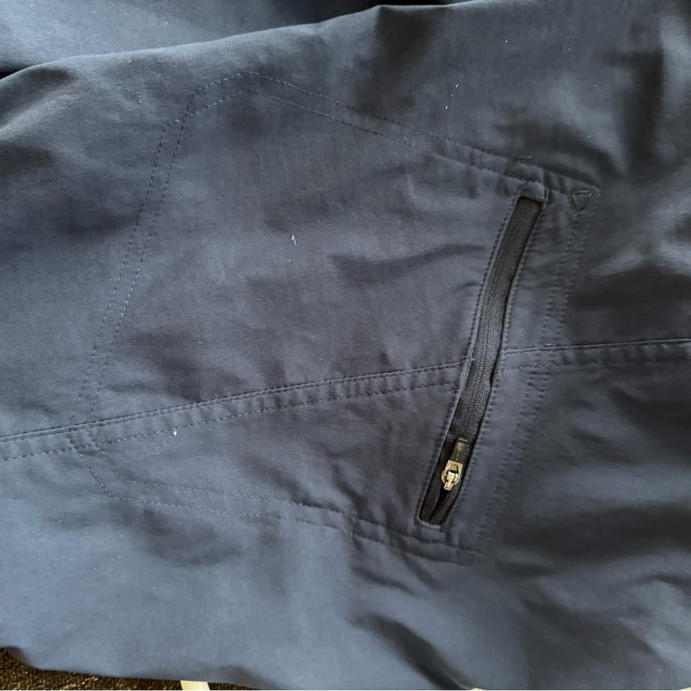 Eddie Bauer Dark Blue Trousers Cropped Pants Navy Sz 16 - Picture 5 of 9